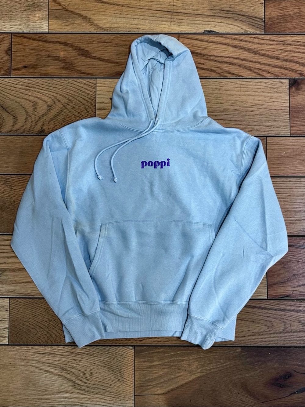 Poppi x Target Adult XXL Blue Future Served Fresh Graphic Pullover Hoodie
